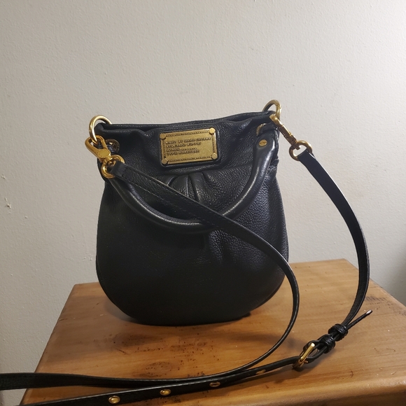 Marc by Marc Jacobs Black Leather Small Shoulder Crossbody Handbag EUC - Picture 10 of 10